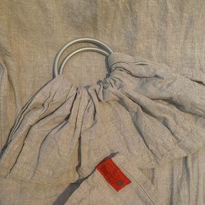 Sakura Bloom Linen Ring Sling